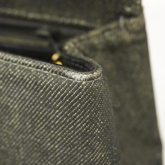 Chanel handbag denim black ladies - Picture 7 of 16